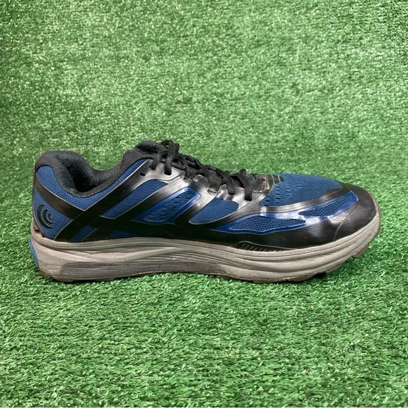 Topo Athletic Ultraventure Men's 12.5 Navy Blue Black Trail Running Vibram Shoes - Picture 6 of 11